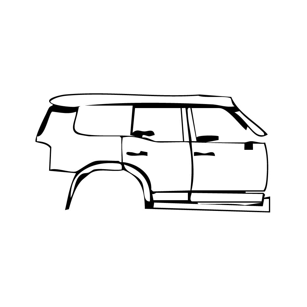 Pre-Cut PPF Toyota Prado Wild version 2025 - PPF-Kits