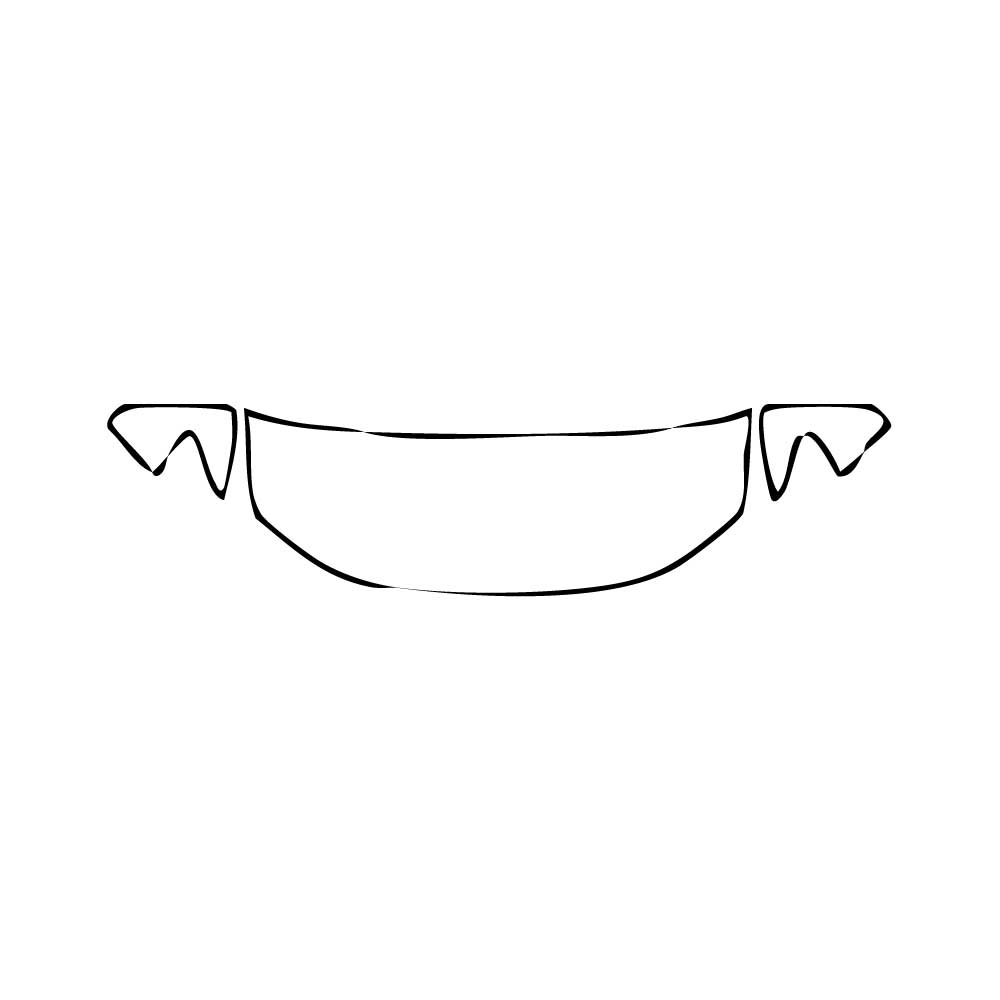 Pre-cut PPF pattern: Hood + Fender - Volkswagen