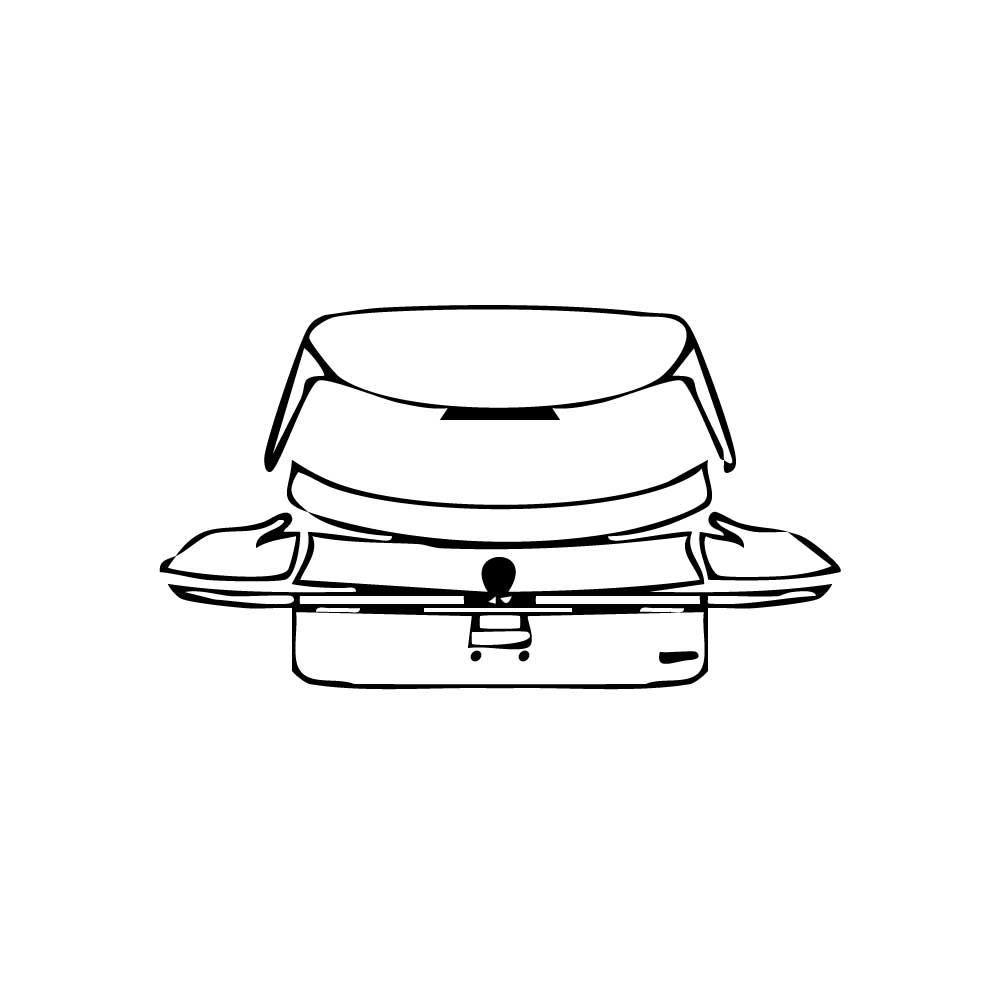 Pre-cut PPF pattern: Trunk Lid - Volkswagen