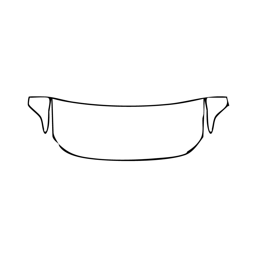 Pre-cut PPF pattern: Hood + Fender - Volvo