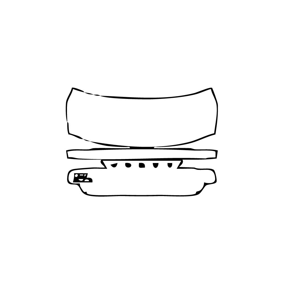 Pre-cut PPF pattern: Trunk Lid - Volvo