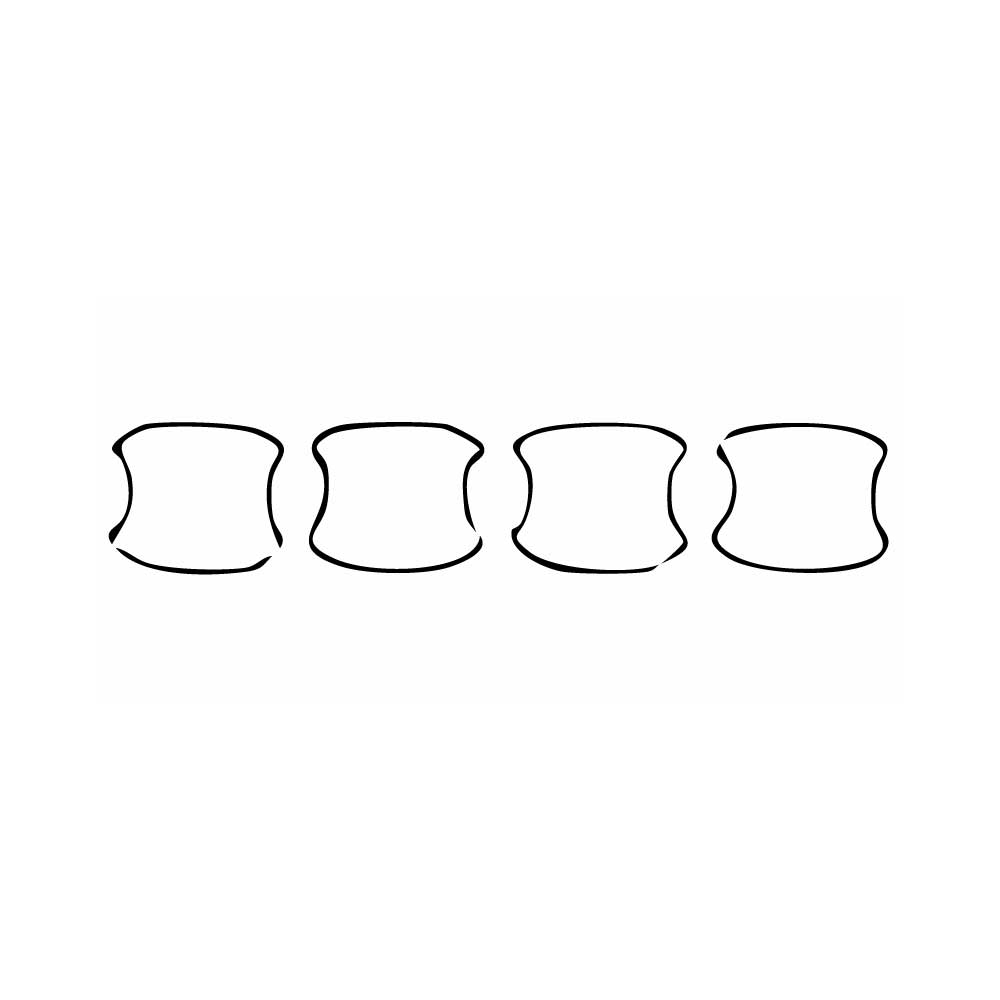 Pre-cut PPF pattern: Door Bowl - Volvo