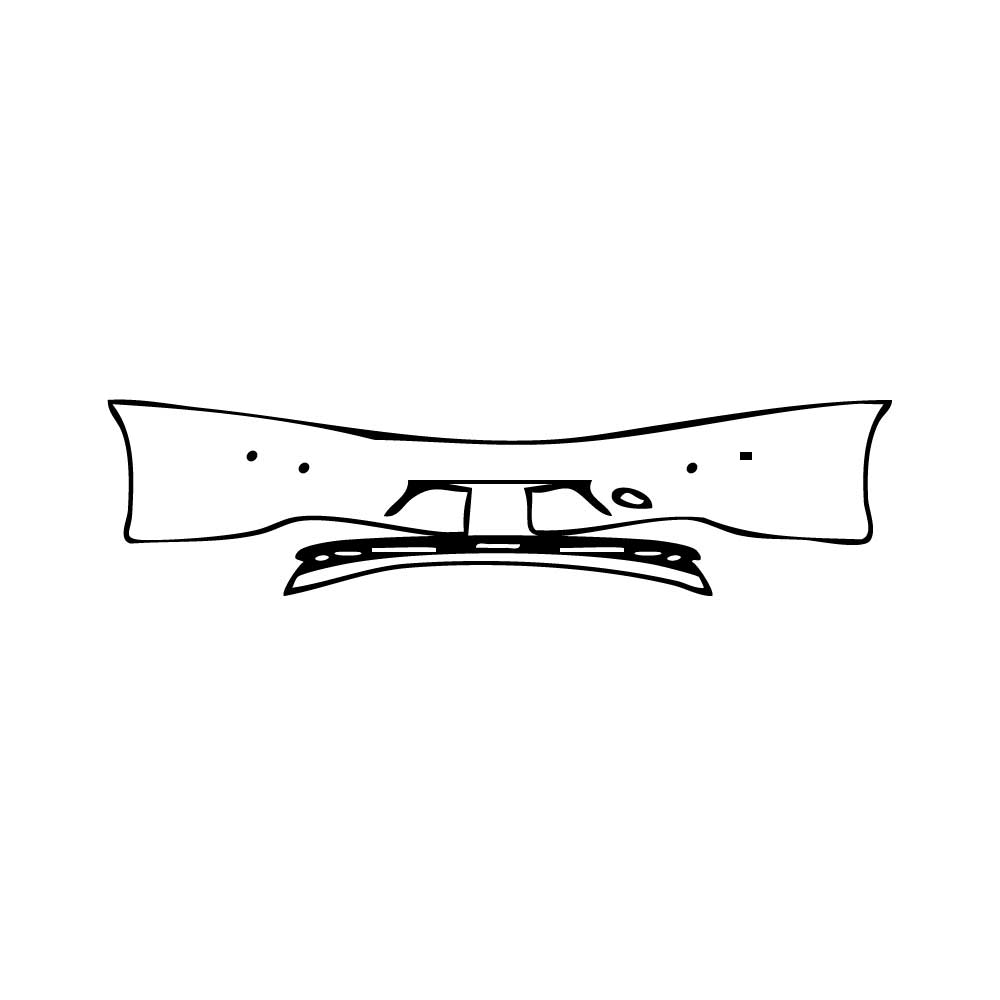 Pre-cut PPF pattern: Rear Bumper - Volvo