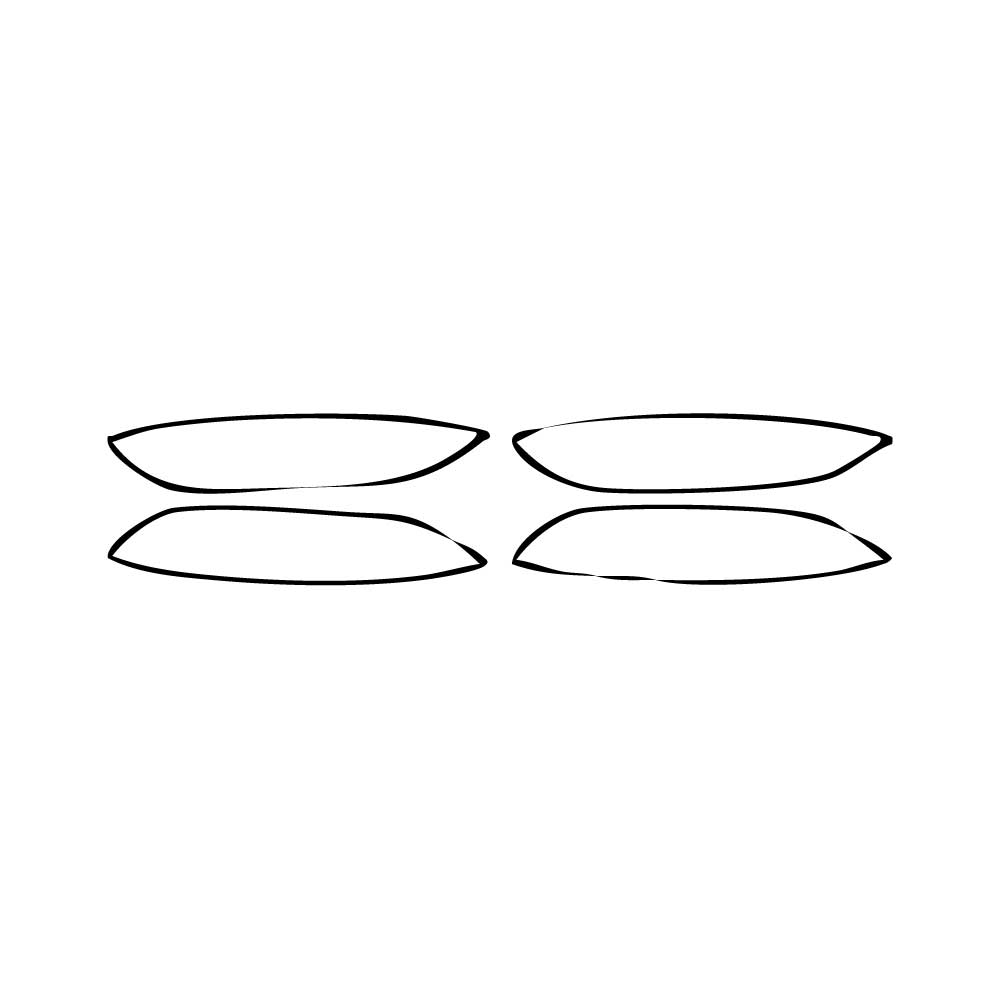Pre-cut PPF pattern: Door Handle Inserts - BYD