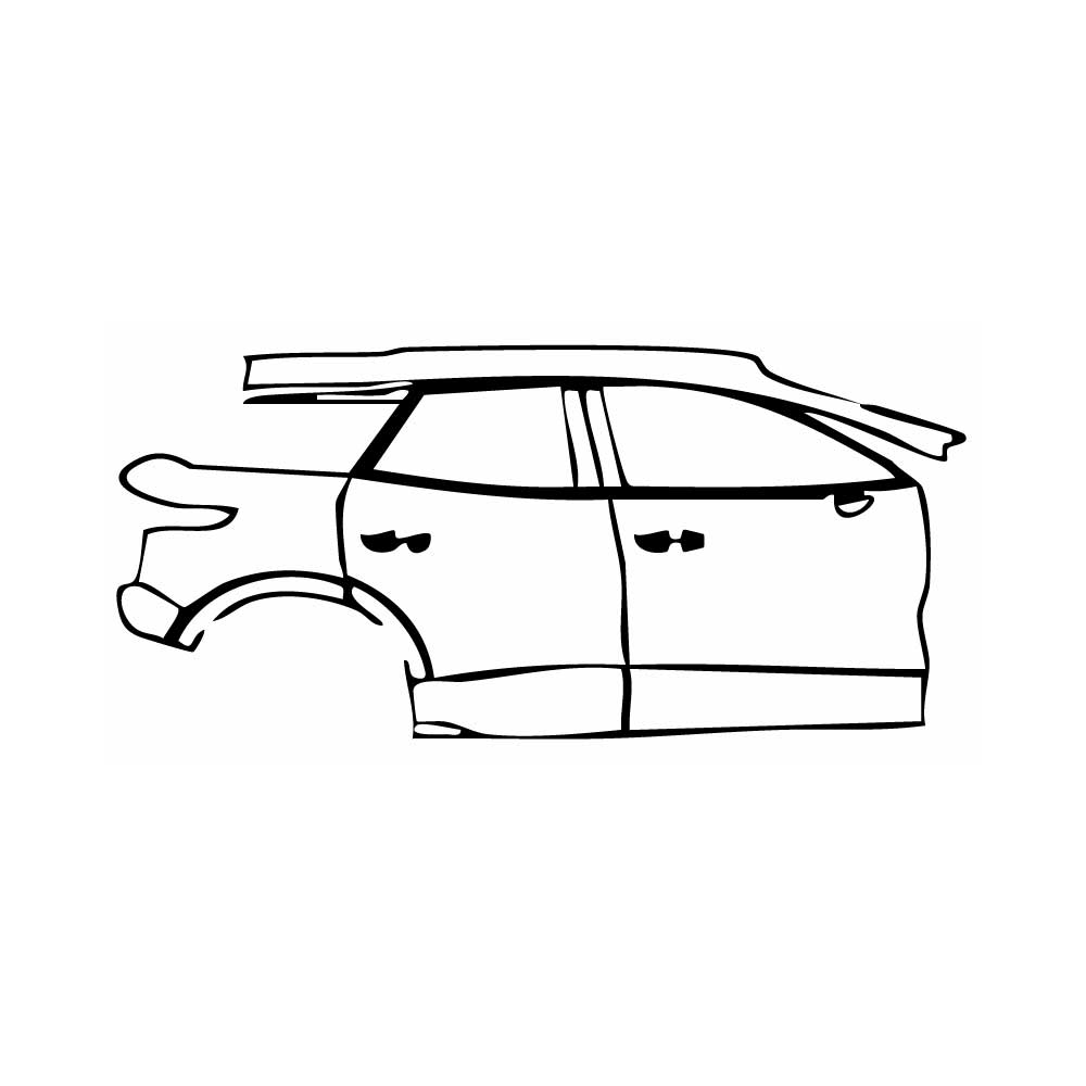 Pre-Cut PPF Chevrolet Blazer EV (US) RS 2024 - PPF-Kits