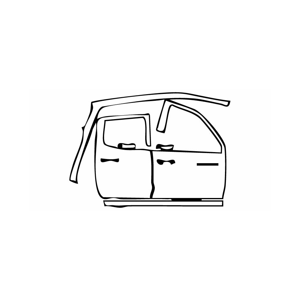 Pre-Cut PPF Chevrolet Colorado Crew Cab ZR2 2024 - PPF-Kits