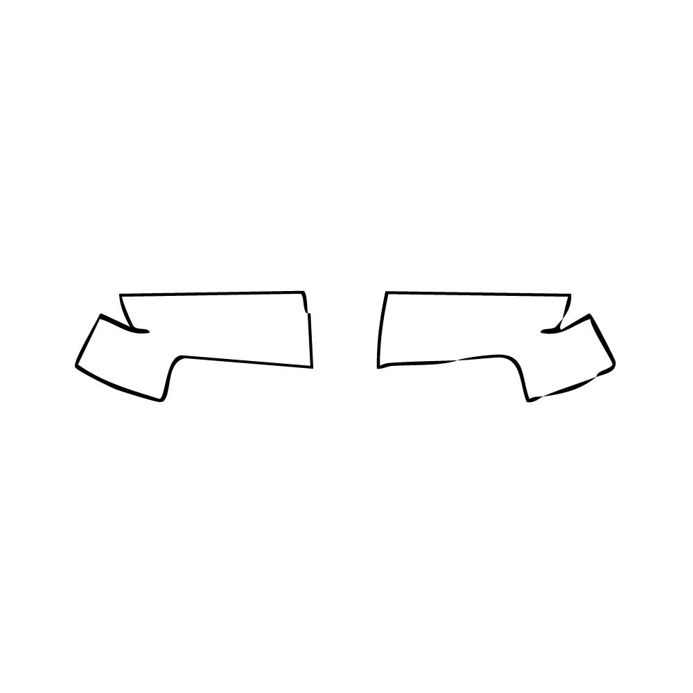 Pre-cut PPF pattern: Mirror - Chevrolet