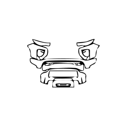 Pre-Cut PPF GMC Canyon Denali 2024 - PPF-Kits