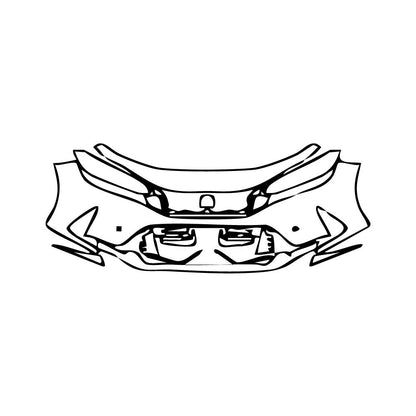 Pre-Cut PPF Honda Civic Type R 2024 - PPF-Kits