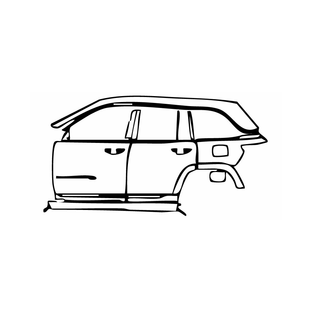 Pre-Cut PPF JEEP Grand Cherokee Grand Cherokee (2-row) Summit Reserve 2024 - PPF-Kits