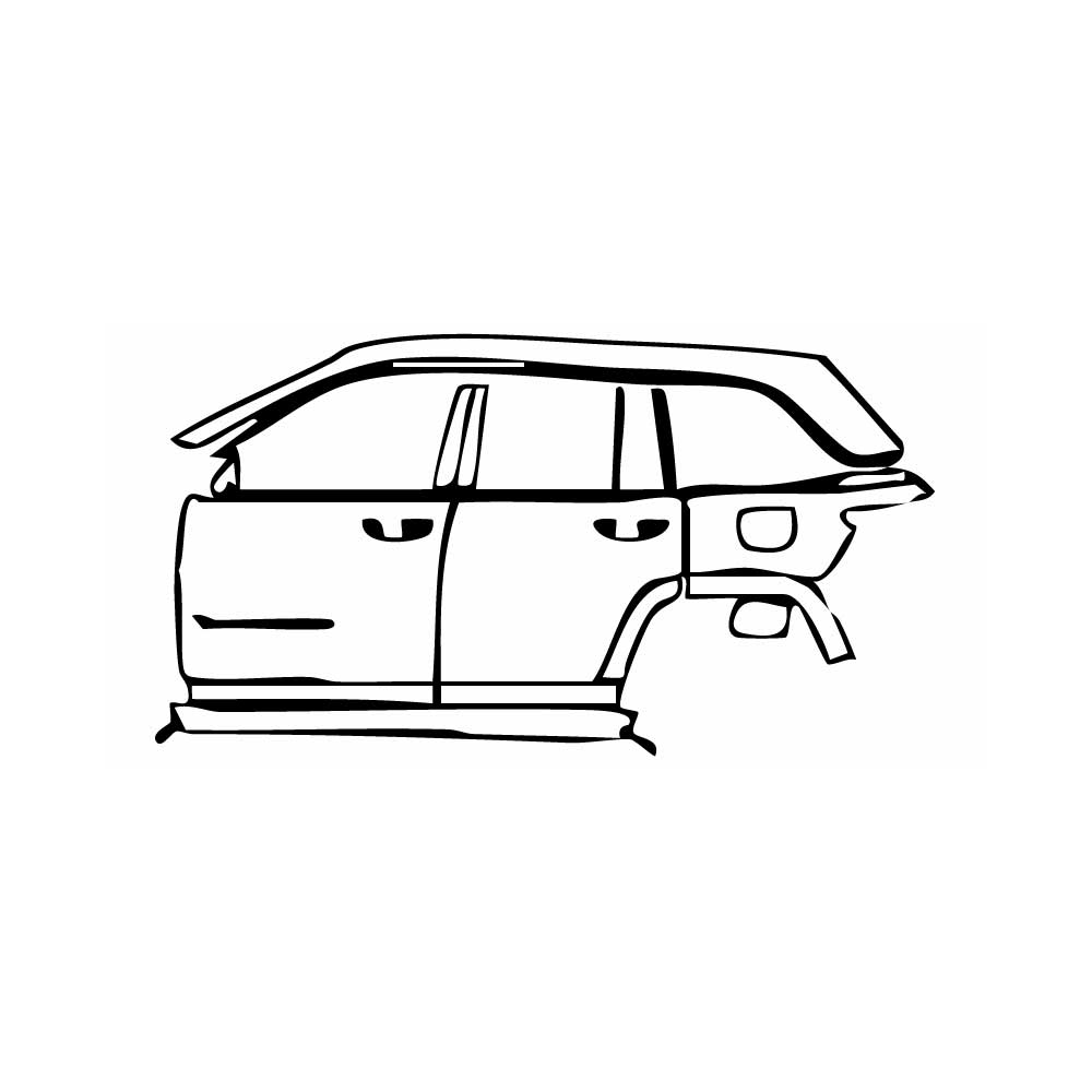 Pre-Cut PPF JEEP Grand Cherokee Grand Cherokee (2-row) Overland 2024 - PPF-Kits