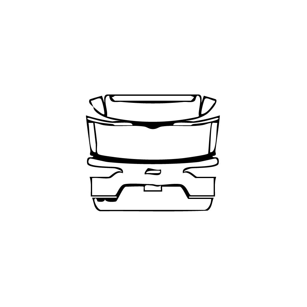 Pre-cut PPF pattern: Trunk Lid - Jeep