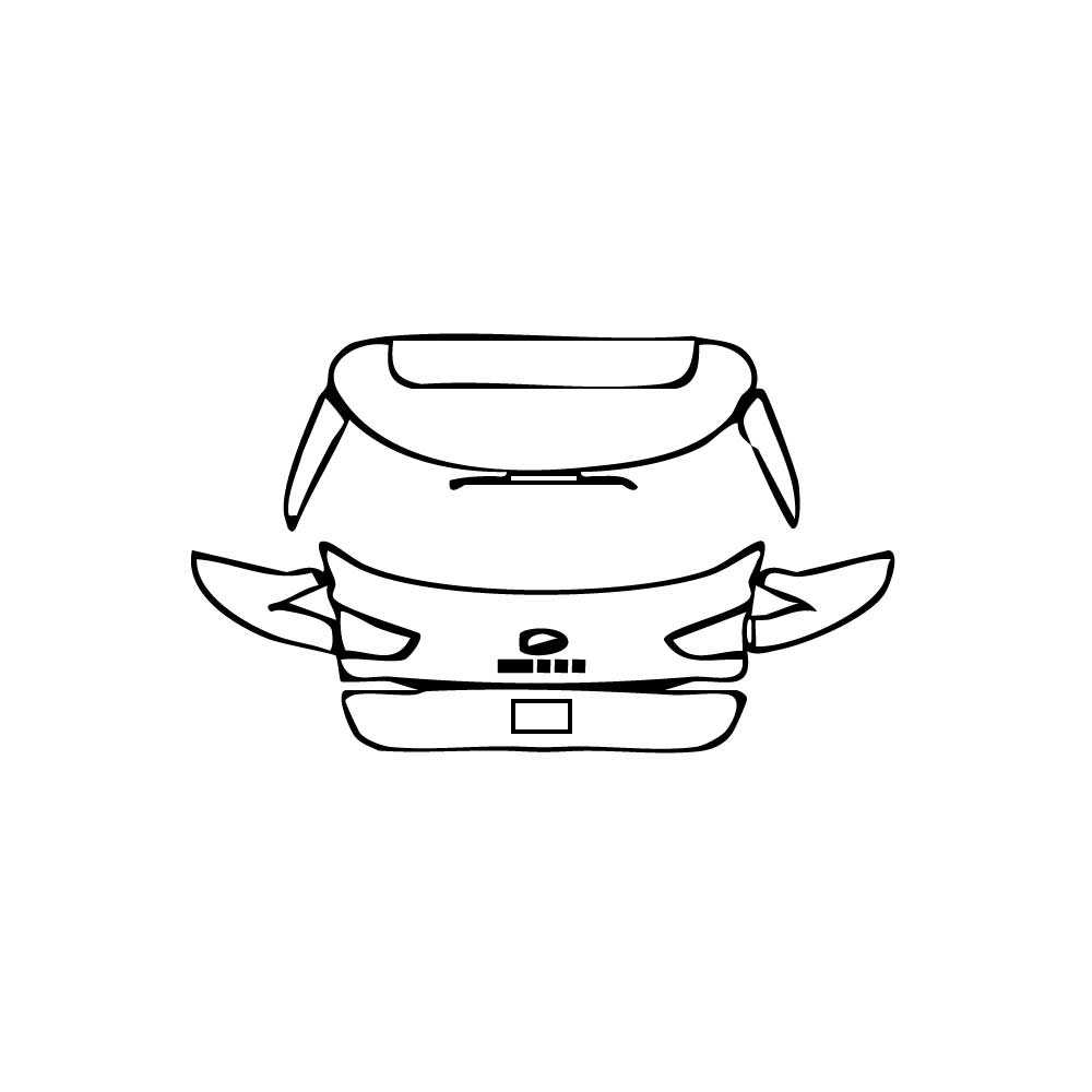 Passgenaue Lackschutzfolien PPF KIA Xceed (EU) Base 2020