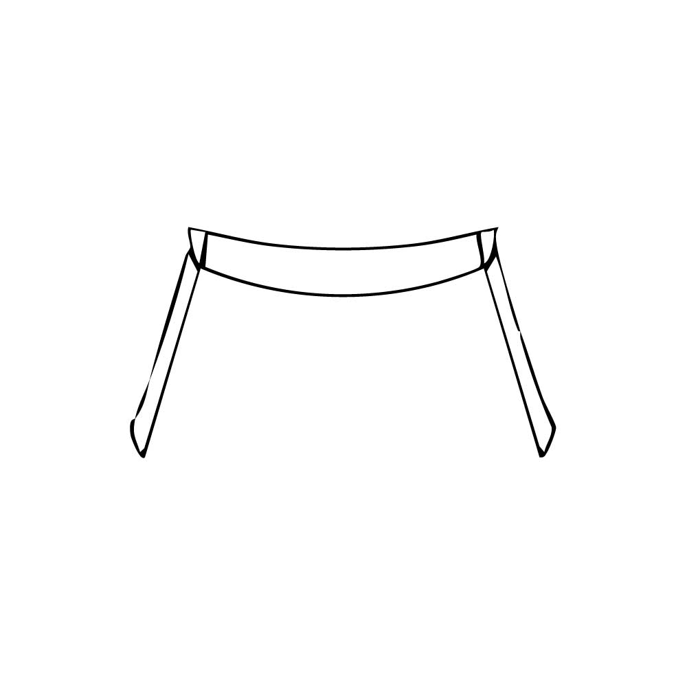 Pre-cut PPF pattern: A Pillar + Roof (front) - Land Rover