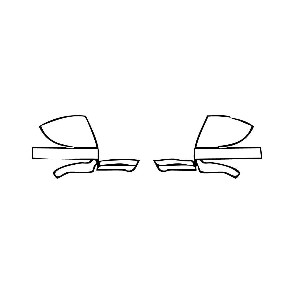 Pre-cut PPF pattern: Mirror - Land Rover