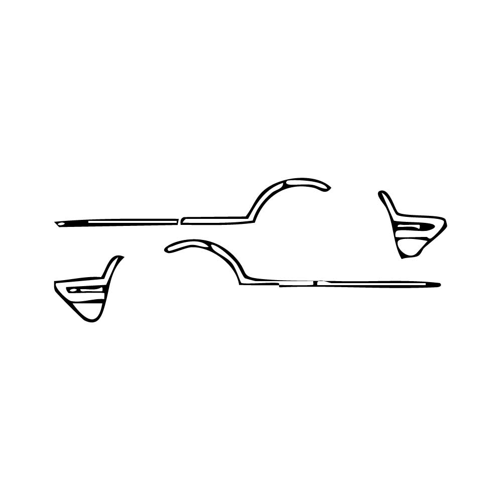 Pre-cut PPF pattern: Rocker Panel - Land Rover