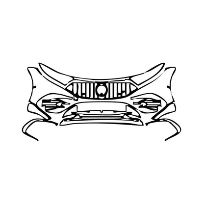 Pre-Cut PPF Mercedes-Benz EQS AMG 53 2024 - PPF-Kits