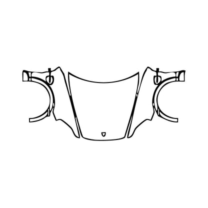 Pre-Cut PPF Porsche Taycan Cross Turismo Taycan Turbo S Cross Turismo 2024 - PPF-Kits