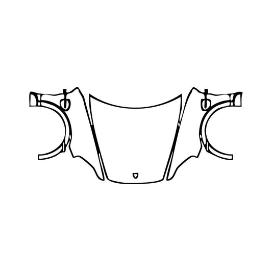 Pre-Cut PPF Porsche Taycan Cross Turismo Taycan Turbo S Cross Turismo 2024 - PPF-Kits