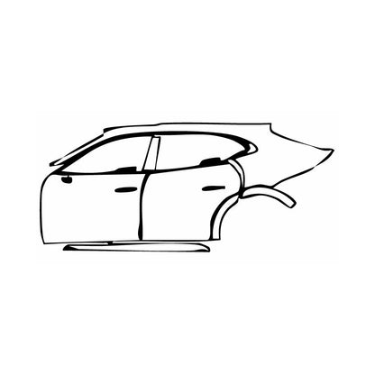 Pre-Cut PPF Porsche Taycan Cross Turismo Taycan Turbo S Cross Turismo 2024 - PPF-Kits