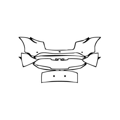 Pre-Cut PPF Porsche Taycan Cross Turismo Taycan 4S Cross Turismo 2024 - PPF-Kits