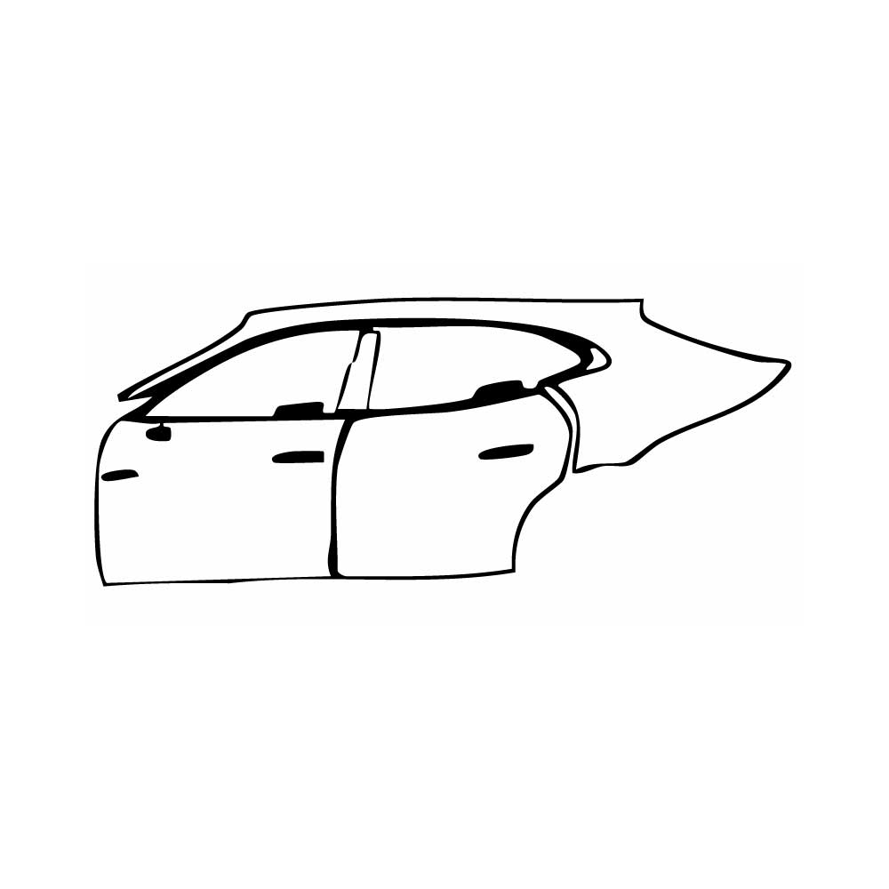 Pre-Cut PPF Porsche Taycan Sport Turismo Taycan Turbo S Sport Turismo 2024 - PPF-Kits