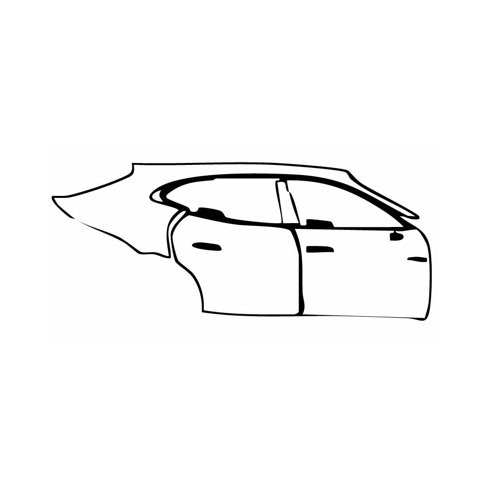 Pre-Cut PPF Porsche Taycan Sport Turismo Taycan Turbo S Sport Turismo 2024 - PPF-Kits