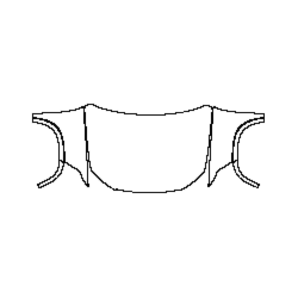 Pre-cut PPF pattern: Hood + Fender - Seat