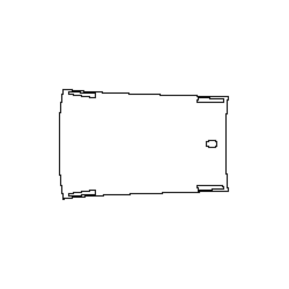 Pre-cut PPF pattern: Roof - Seat