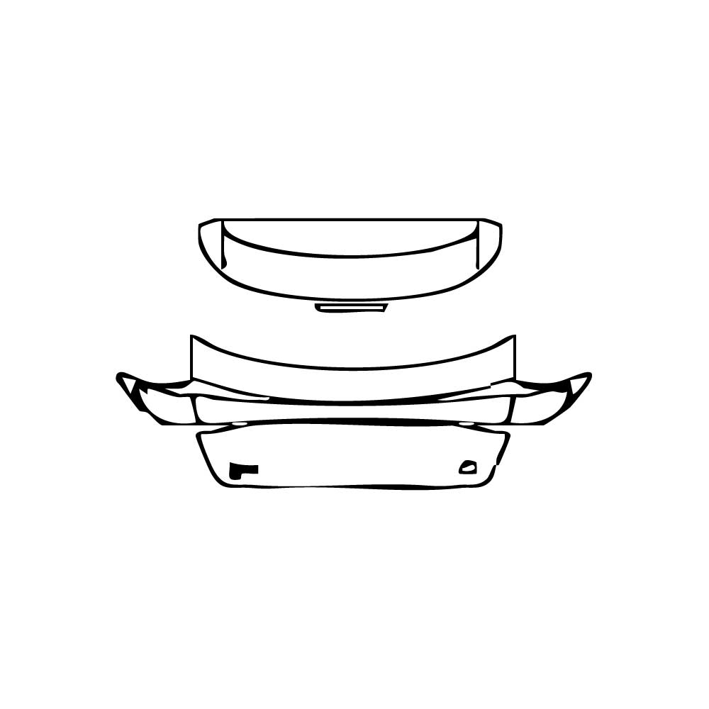 Pre-cut PPF pattern: Trunk Lid - BYD