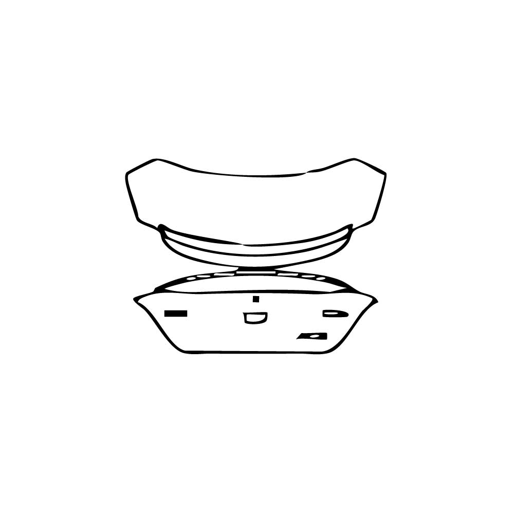 Pre-cut PPF pattern: Trunk Lid - Cadillac