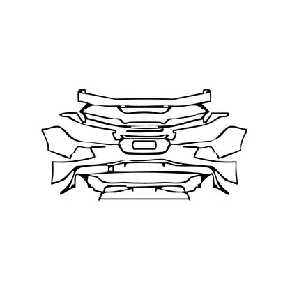 Pre-Cut PPF Chevrolet Corvette Stingray Convertible 2020 - PPF-Kits