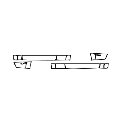 Pre-Cut PPF Dodge Challenger Widebody SRT HELLCAT REDEYE 2019 - PPF-Kits