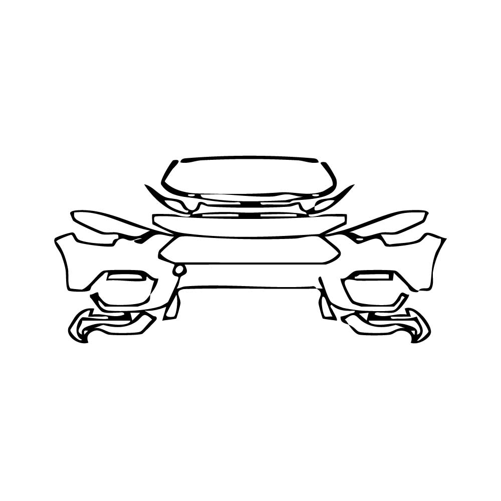 Pre-Cut PPF Ford Mustang Fastback Mach 1 2021 - PPF-Kits