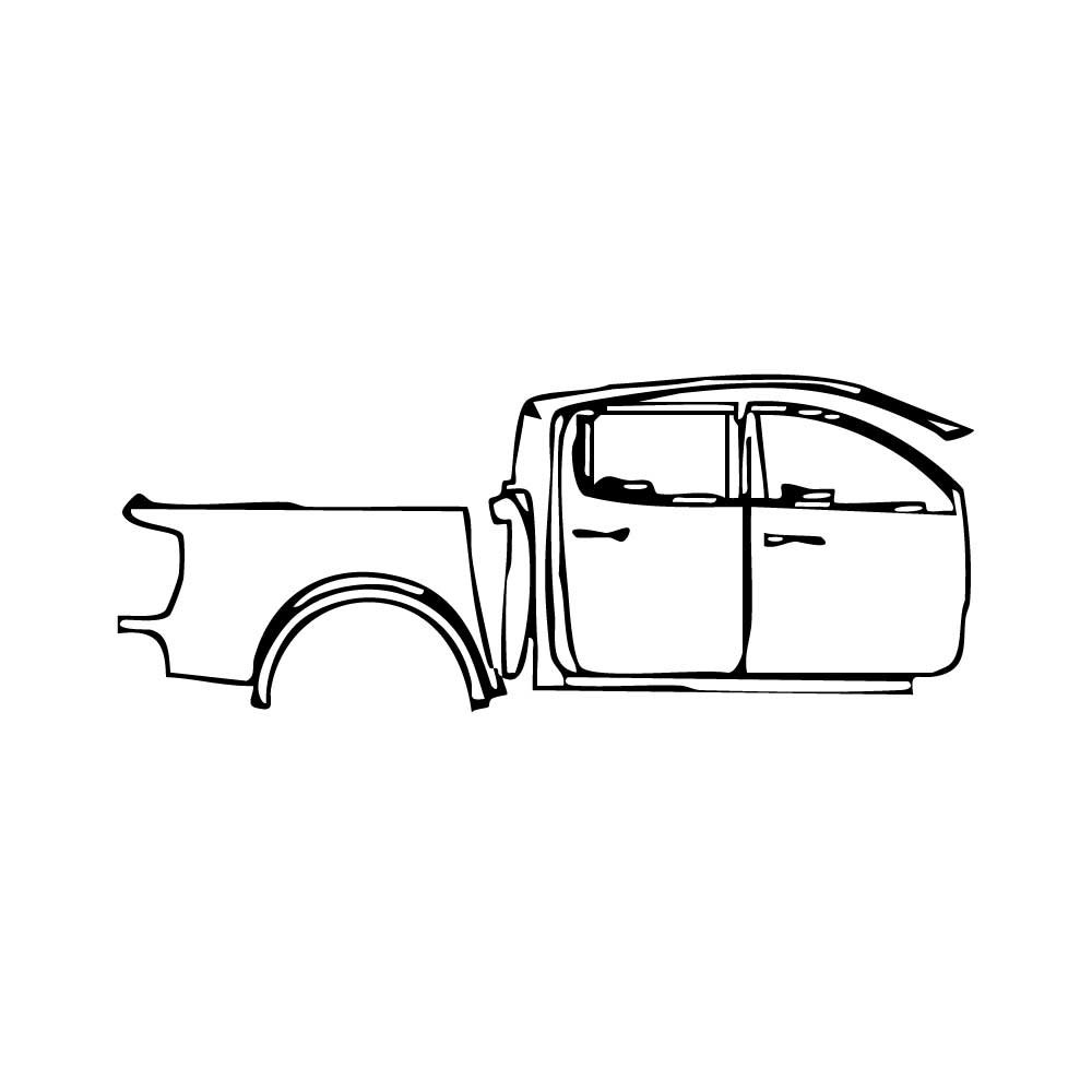 Pre-Cut PPF Ford Ranger (US) XLT SUPERCREW 2019 - PPF-Kits