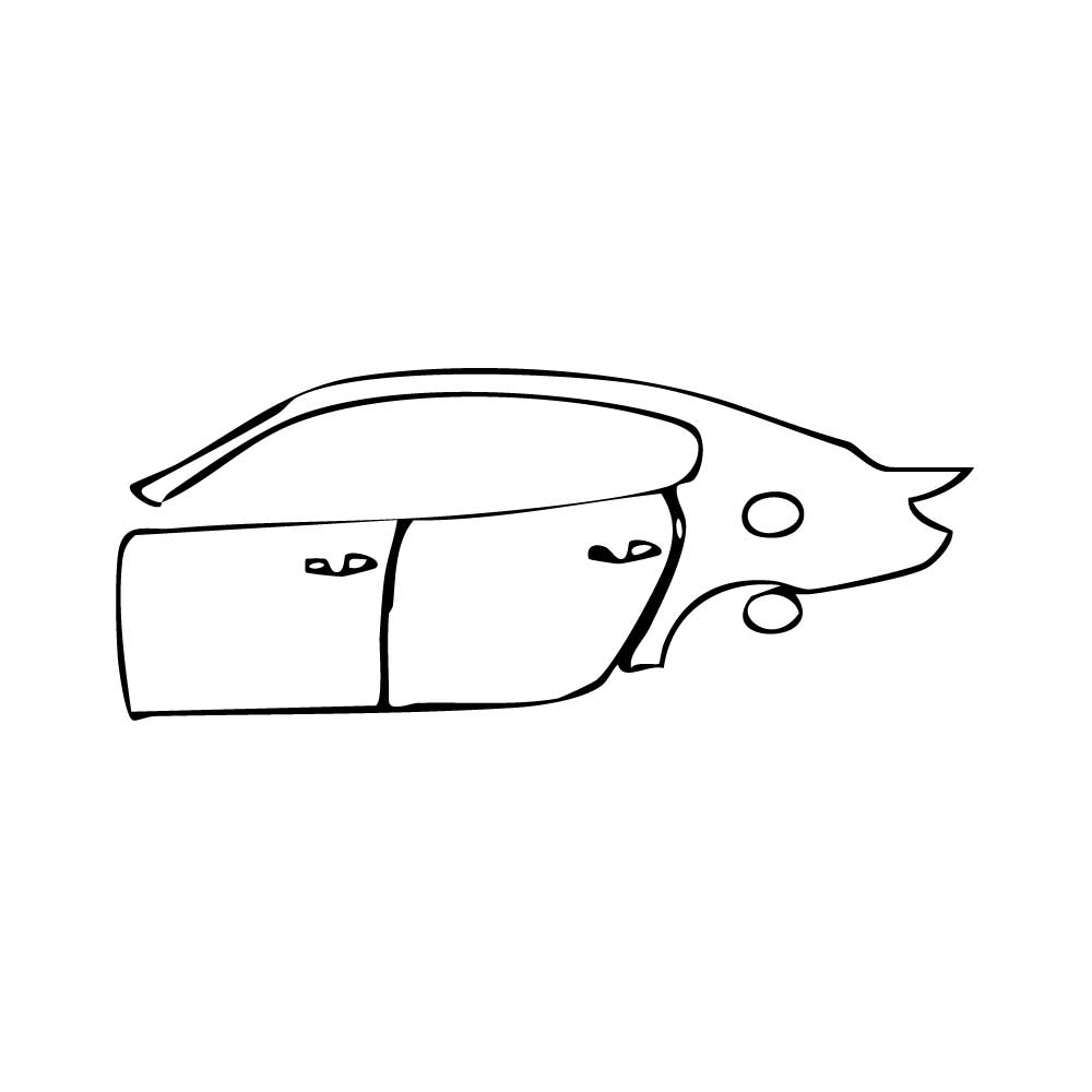 Pre-Cut PPF Maserati Quattroporte Quattroporte Trofeo 2022 - PPF-Kits