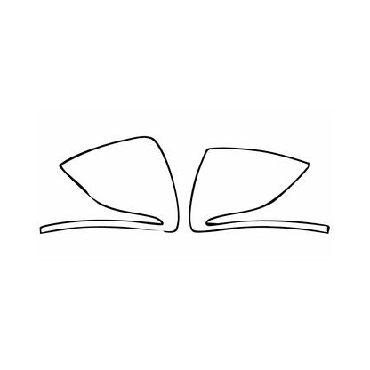 Pre-Cut PPF Mercedes-Benz GLC SUV Standard Wheelbase (GLC) AMG Line 2016 - PPF-Kits