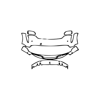 Pre-Cut PPF Porsche Taycan Cross Turismo Taycan 4S Cross Turismo 2021 - PPF-Kits