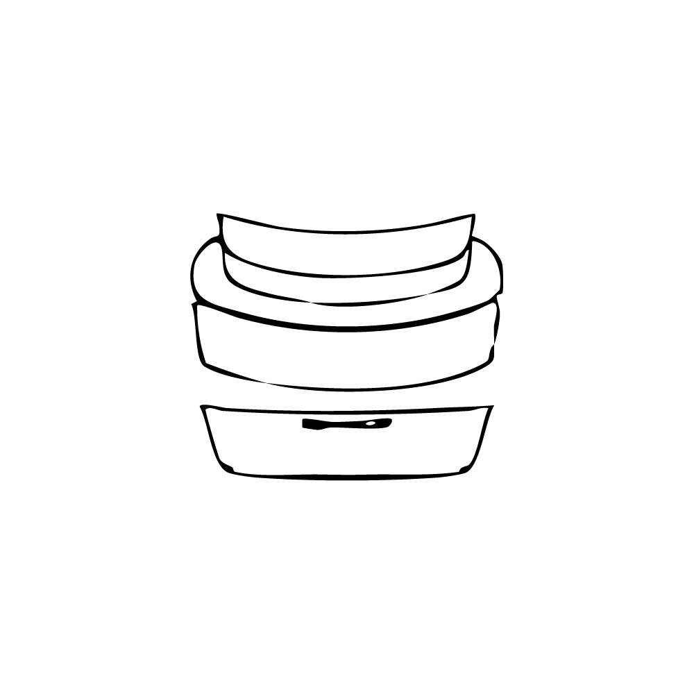 Pre-Cut PPF Porsche Taycan Sedan Taycan Turbo S 2019 - PPF-Kits