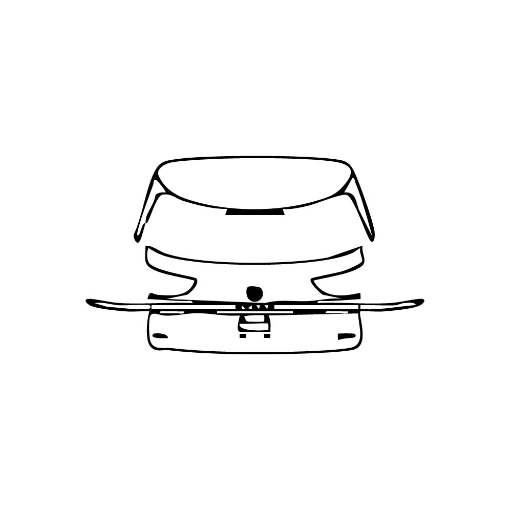Pre-cut PPF pattern: Trunk Lid - Volkswagen