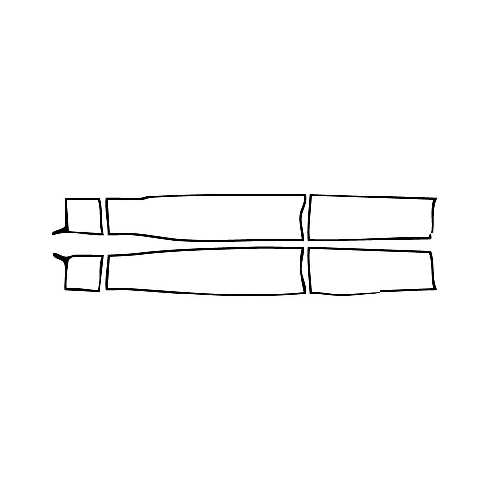 Pre-cut PPF pattern: Side Skirt - Land Rover