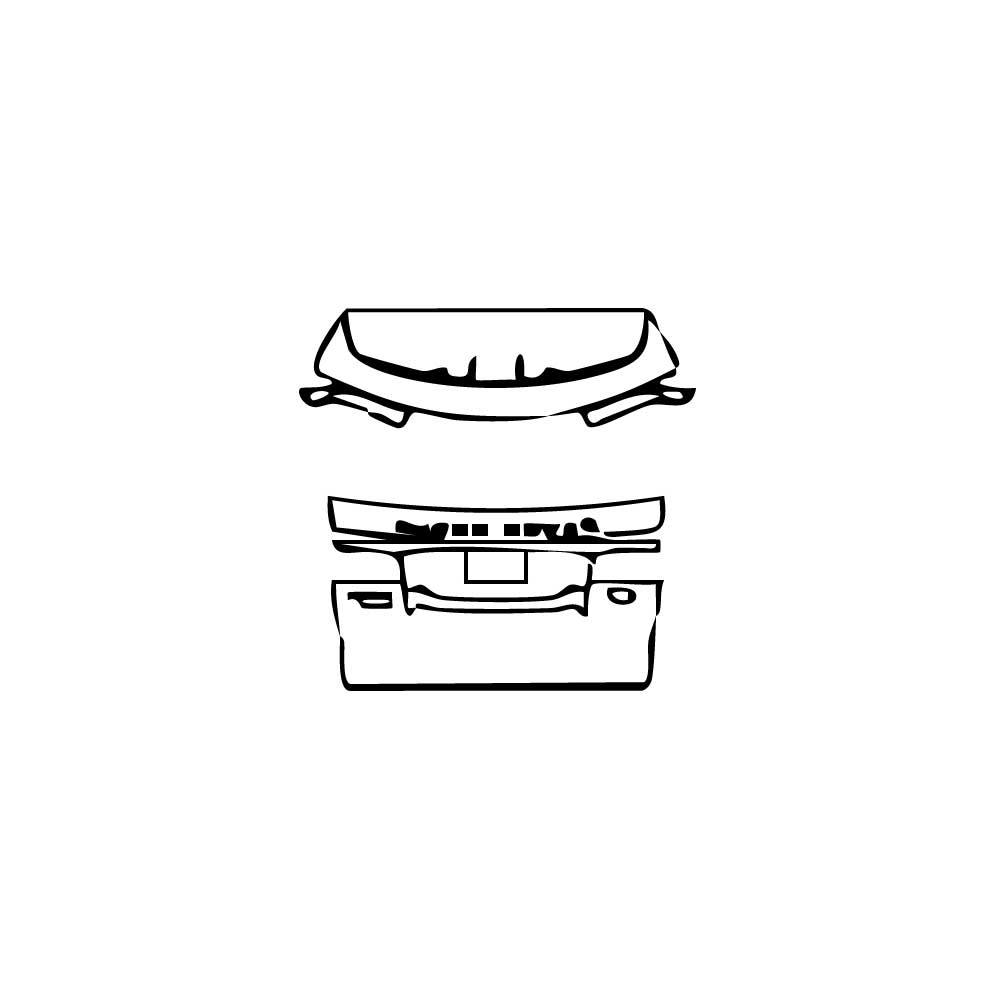 Pre-cut PPF pattern: Trunk Lid - Land Rover