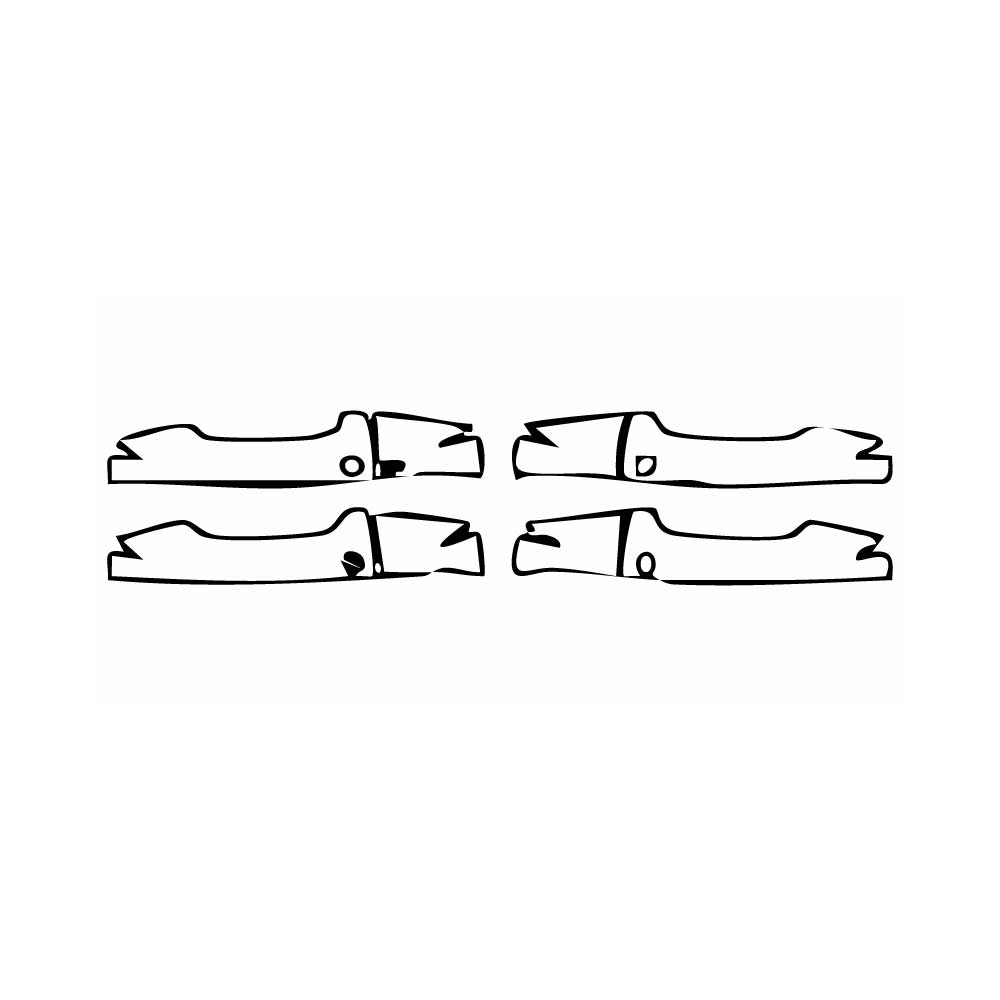 Pre-cut PPF pattern: Door Handle - Land Rover