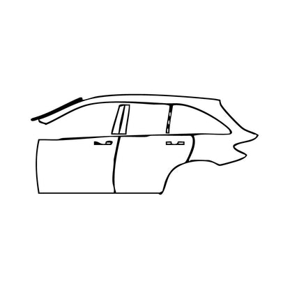 Pre-Cut PPF Mercedes-Benz GLC SUV Standard Wheelbase (GLC) AMG Line 2016 - PPF-Kits