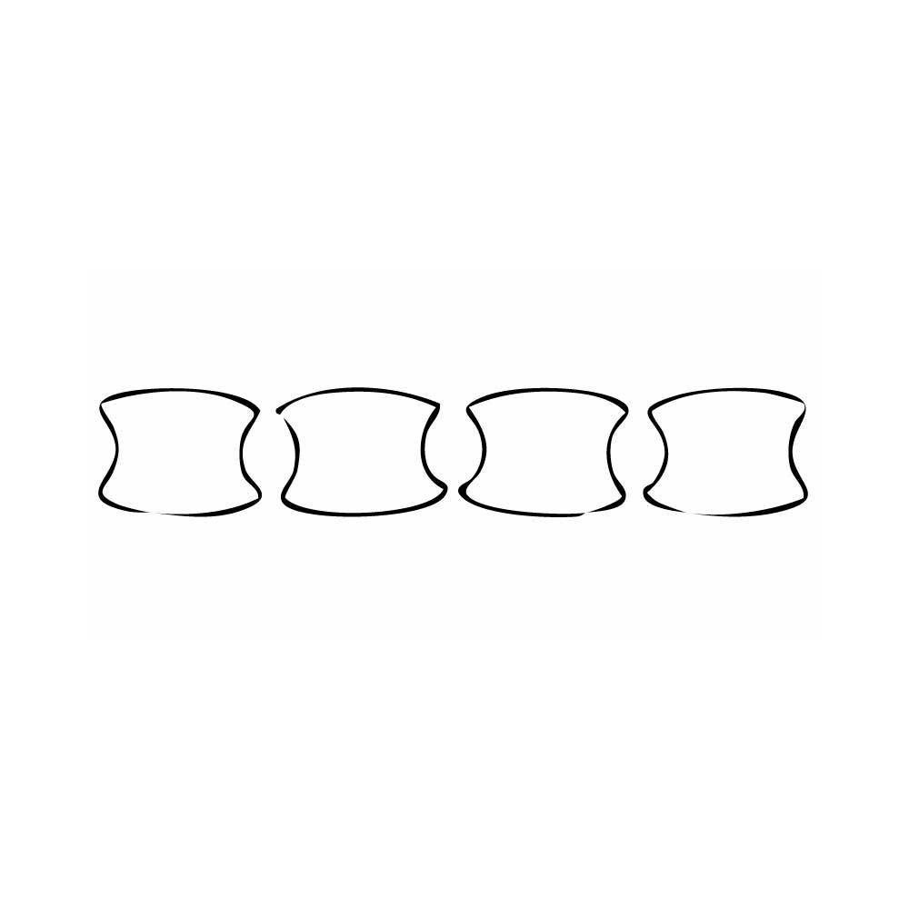 Pre-cut PPF pattern: Door Bowl - Lexus
