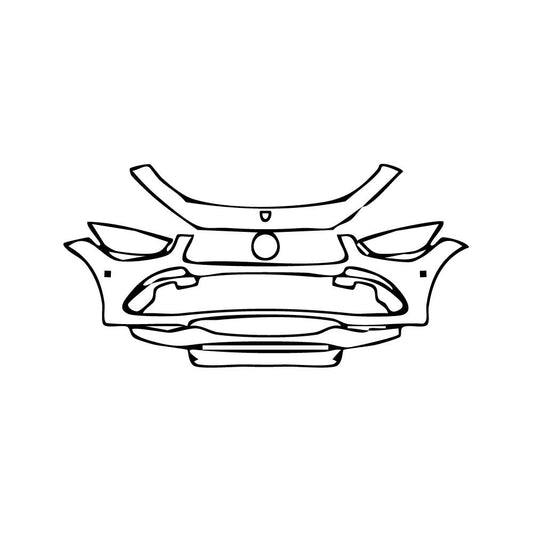 Pre-Cut PPF Mercedes-Benz AMG GT 4-Door 53 2019 - PPF-Kits