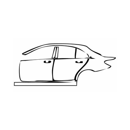 Pre-Cut PPF Mercedes-Benz C Class Sedan Base Extended Wheelbase 2015 - PPF-Kits