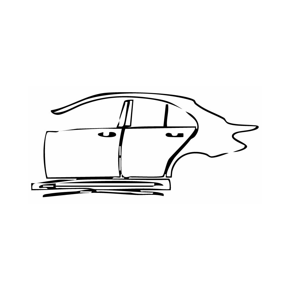 Pre-Cut PPF Mercedes-Benz C Class Sedan Sport Standard Wheelbase 2015 - PPF-Kits