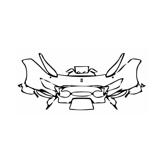 Pre-Cut PPF Ferrari 488 Pista Spider 2020 - PPF-Kits