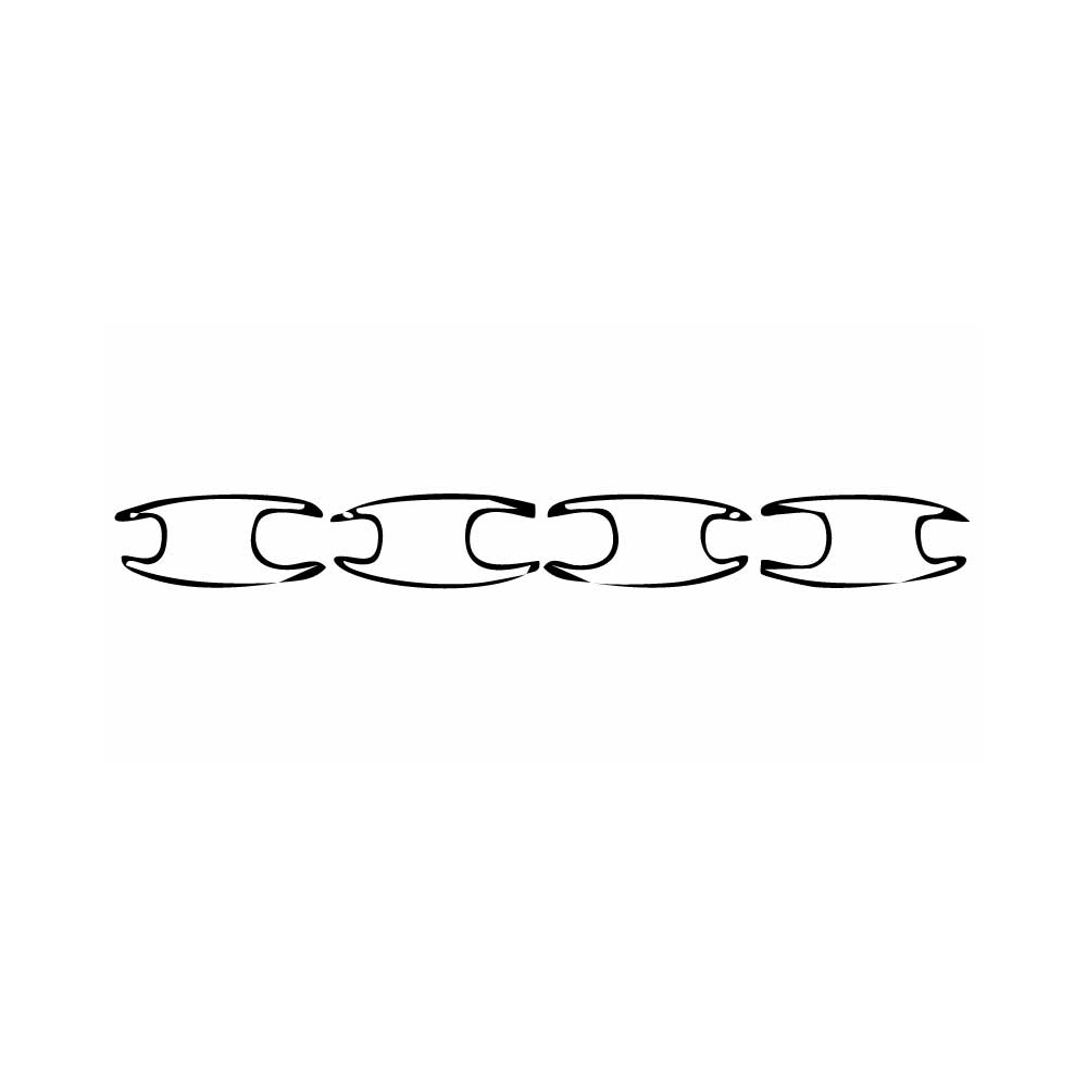 Pre-cut PPF pattern: Door Bowl - Mercedes-Benz